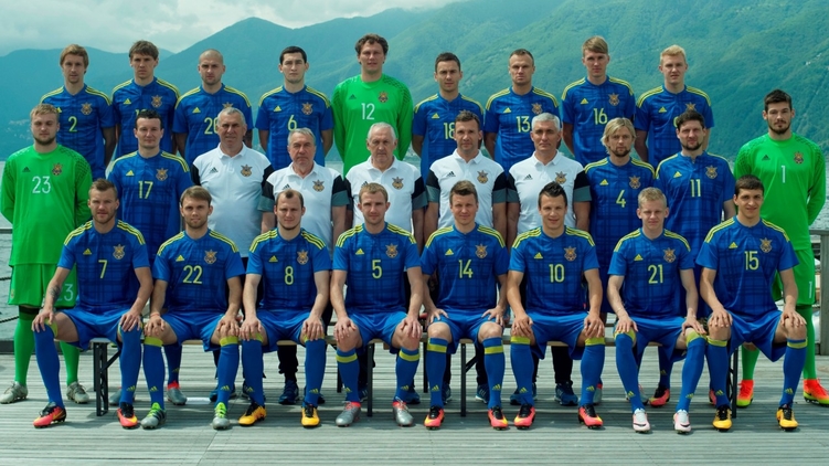 Полный состав национальной украинской команды, фото: ФФУ