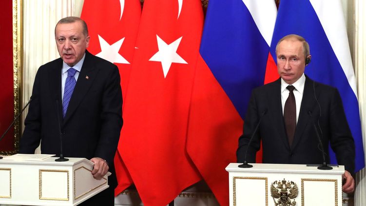 Встреча Эрдогана и Путина в Москве. Фото сайта президента РФ
