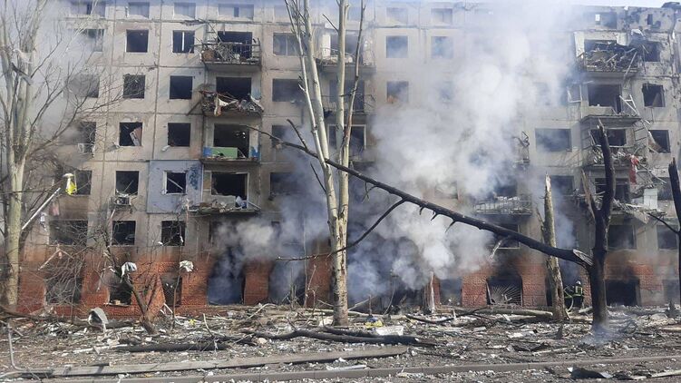 Обстрелы жилых домов в Украине