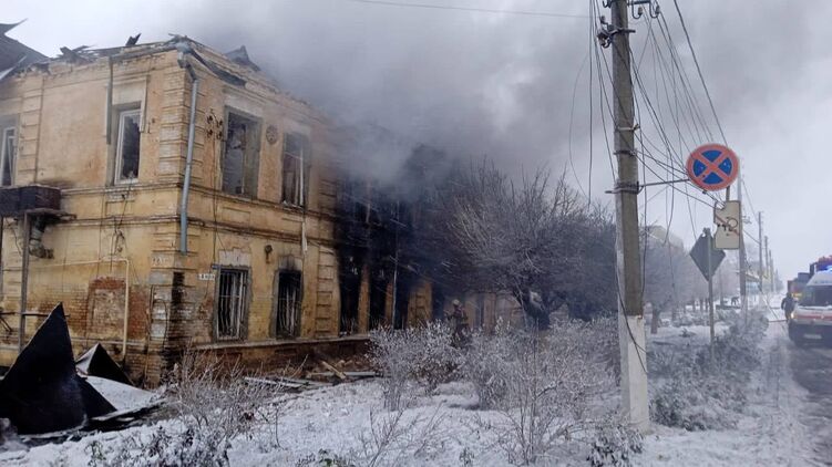 Купянск (Харьковская область) после обстрела
