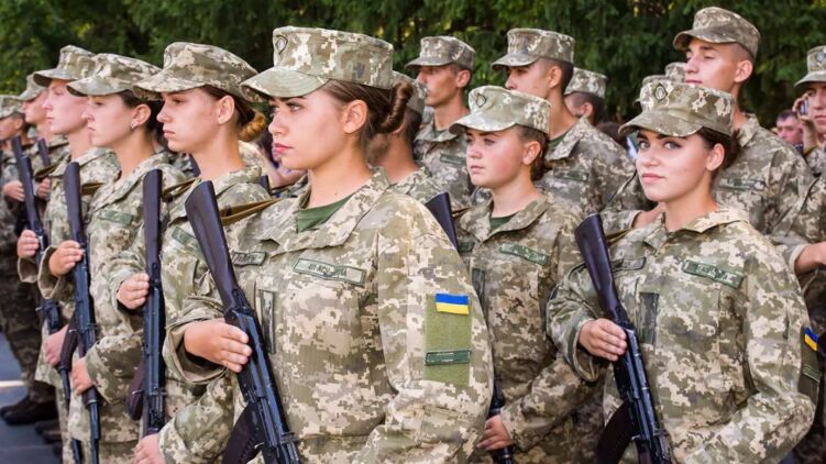 Украинские женщины-военнослужащие. Заставочное фото