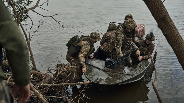 Морская пехота ВСУ на левом берегу Днепра в Херсонской области