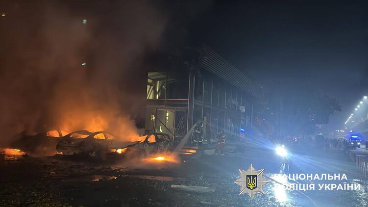 Псолодства атаки РФ у Києві. Фото: поліція