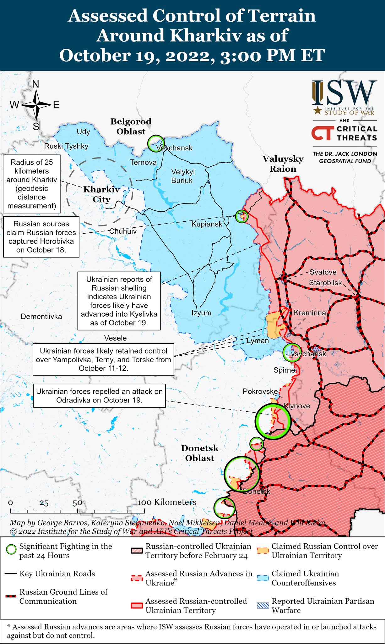 Карты боевых действий в Украине