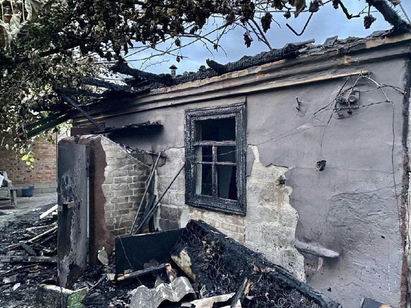 Обстрел Днепропетровской области 25 августа. Фото последствий