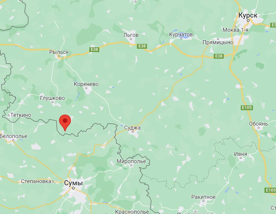 Елизаветовка курская область карта