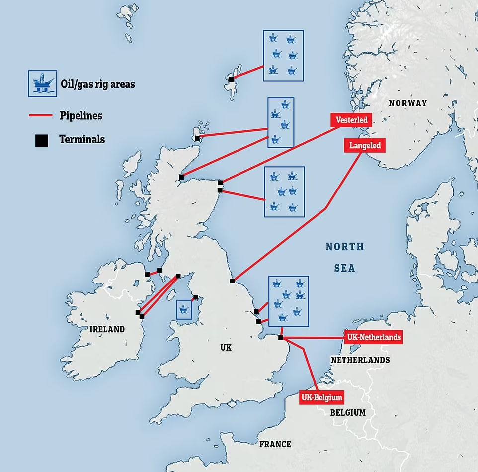 В Британии опасаются взрывов на собственных трубопроводах