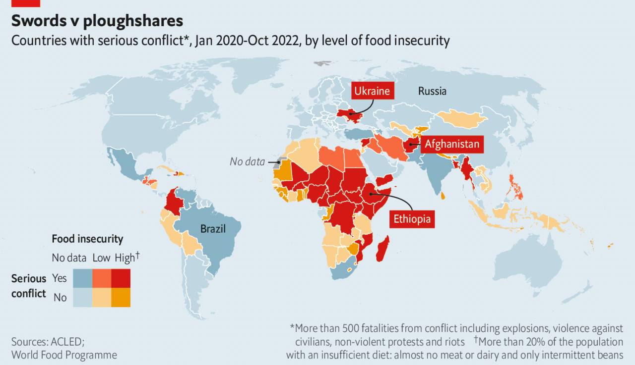 Карта продовольственной опасности