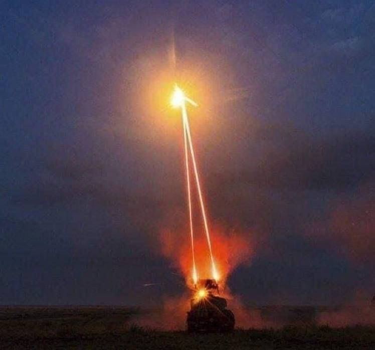 Фото работы ЗРК Gepard 