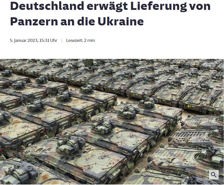 Германия может поставить в Украину БМП Marder
