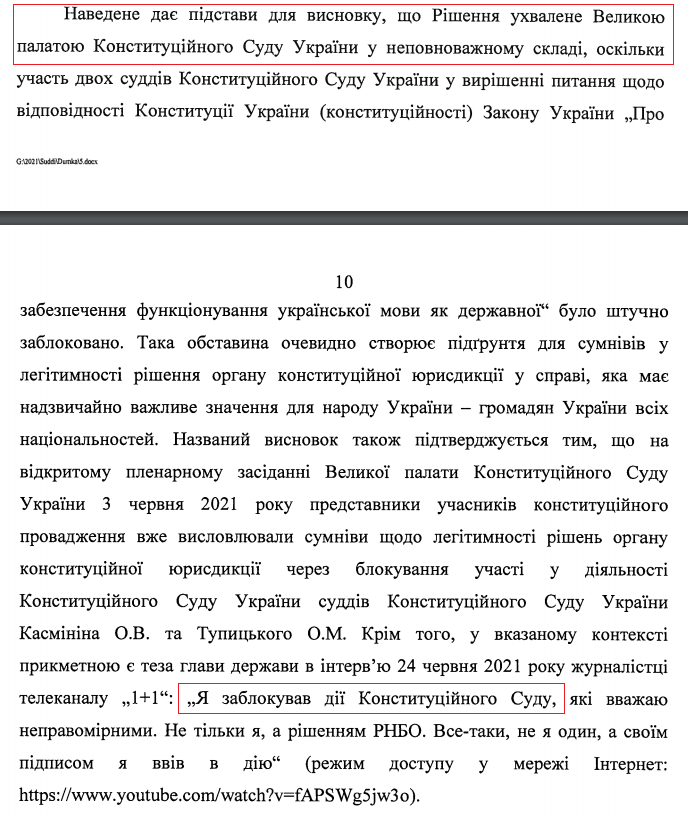 Особое мнение судьи КСУ Александра Литвинова