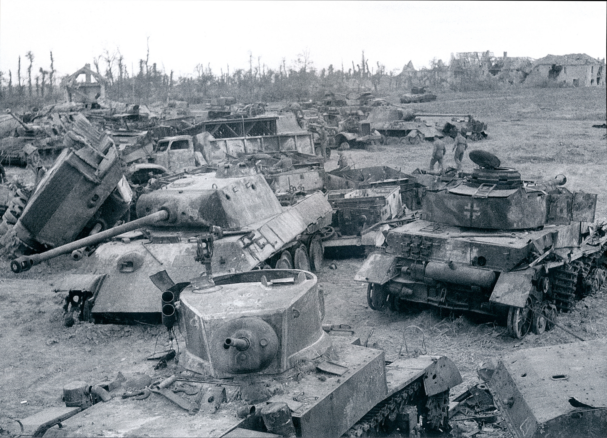 После боя под Прохоровкой. Июль 1943
