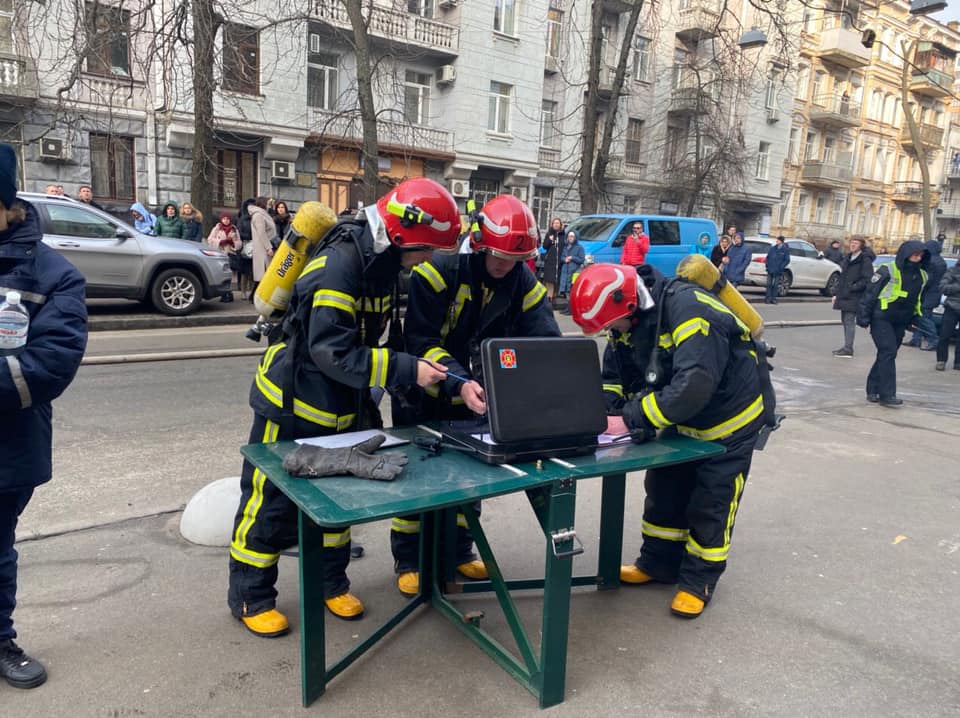 Пожар в Киеве 27 января 2020 года