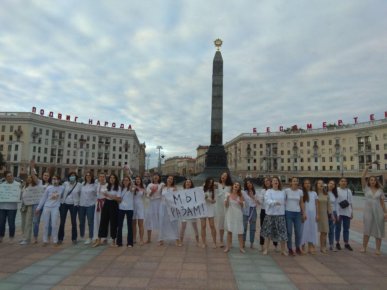 Протесты в Минске 12.08.2020