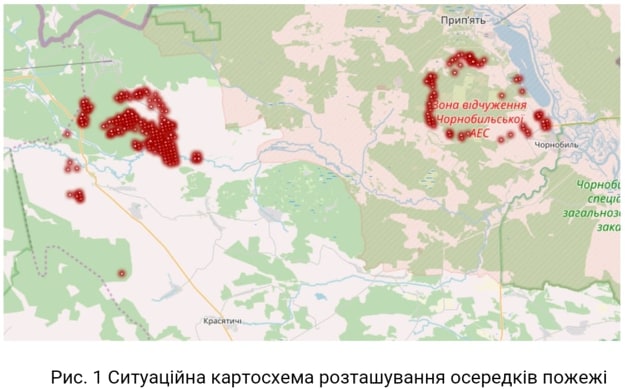 Чернобыль зона отчуждения карта ссср