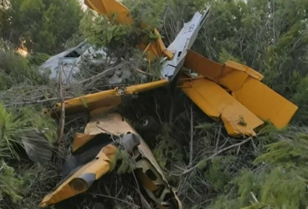 В Греции рухнул самолет, тушивший лесные пожары