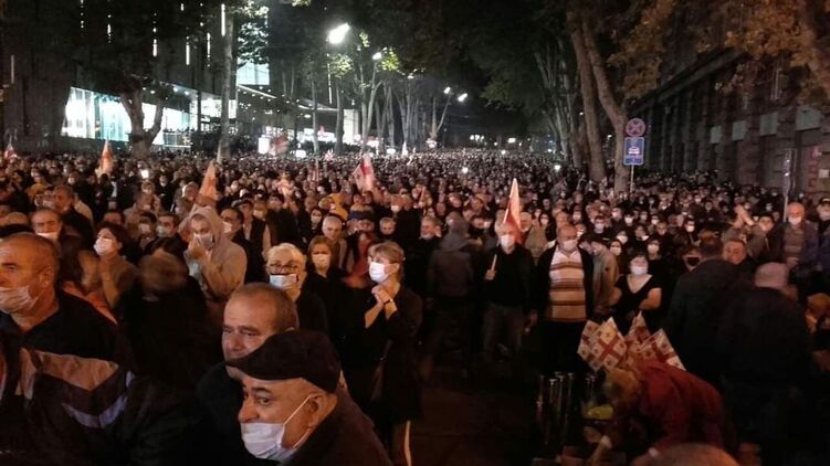 митинг в поддержку саакашвили