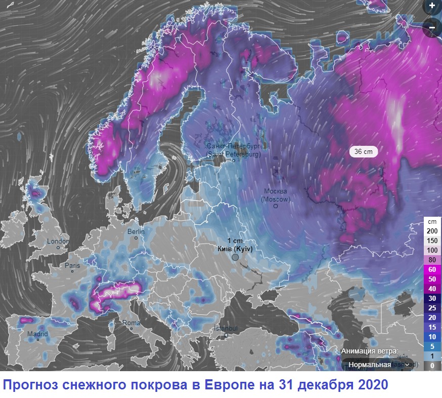 прогноз погоды на новогодние праздники 2021