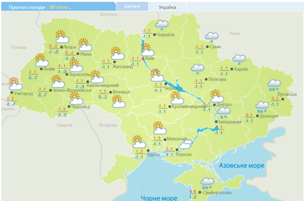 Прогноз погоды в курске на 3