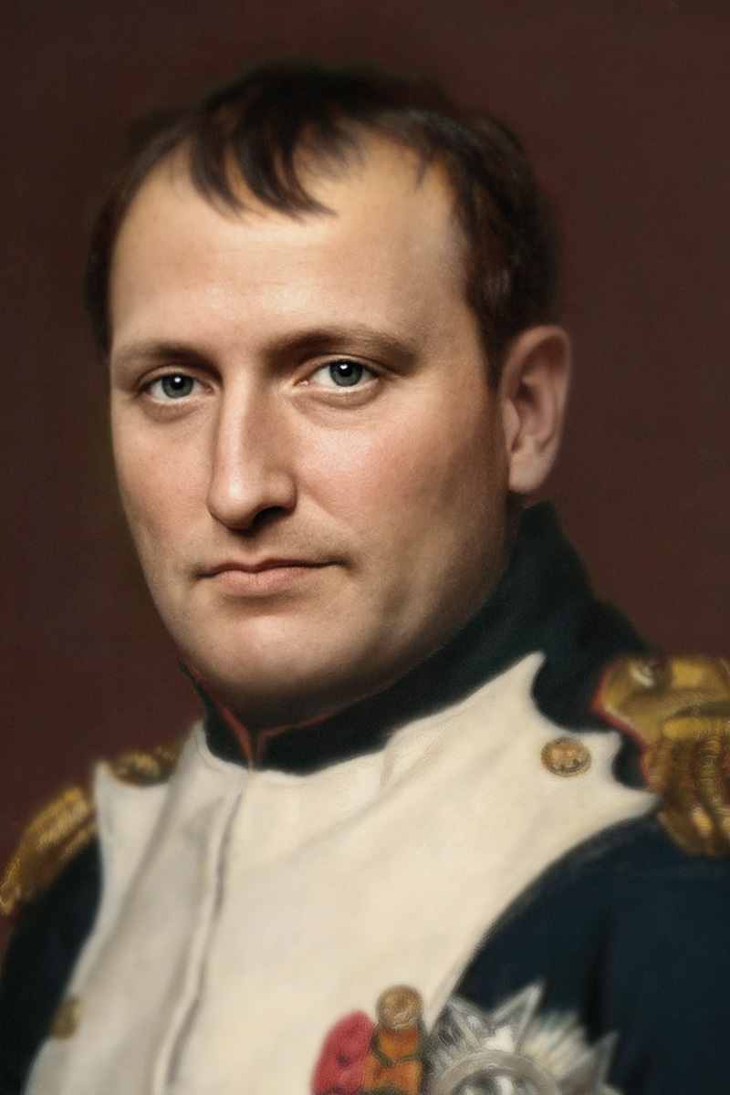 Портрет Наполеона в 3D. Фото: @ganbrood в Твиттере