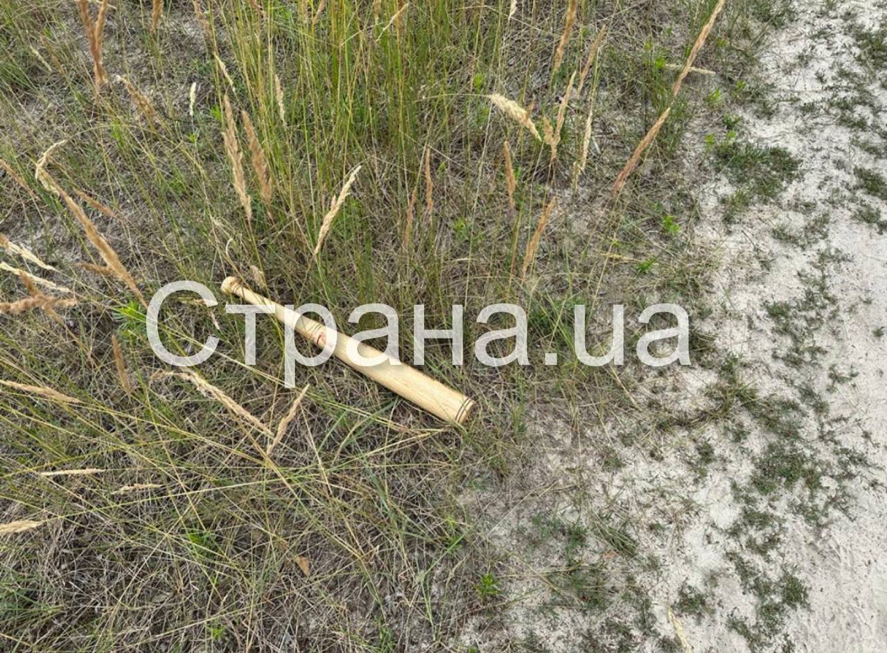 Бита, которую нашли после перестрелки в Сумской области