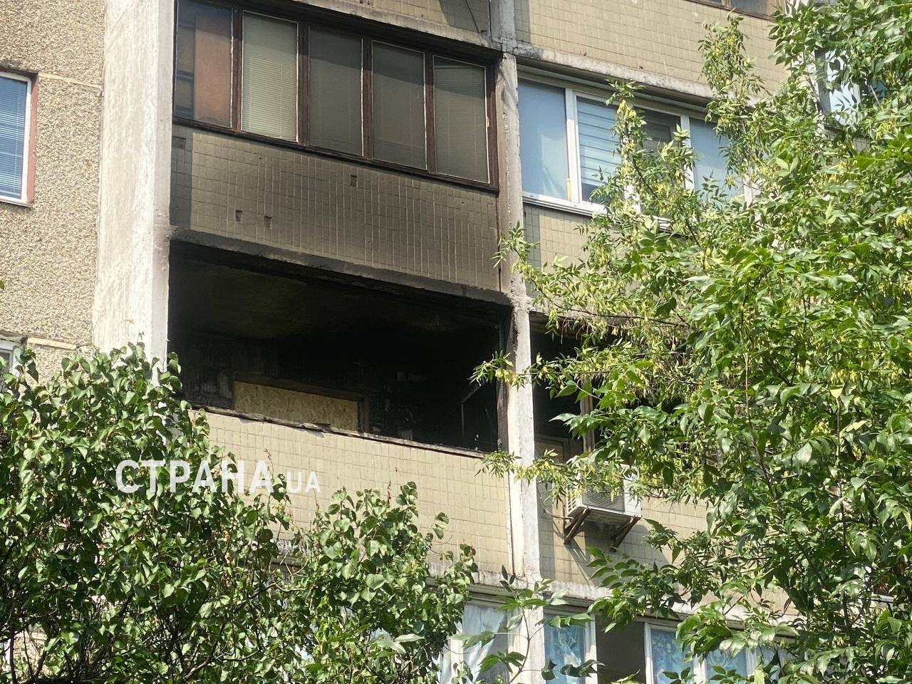 Будинок у Шевченківському районі Києва, який постраждав внаслідок нічної атаки