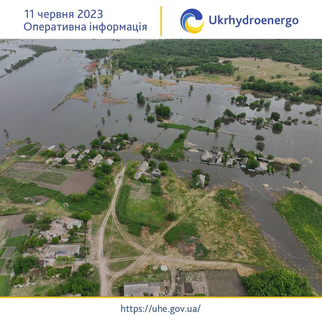 Понижение уровня воды в оке