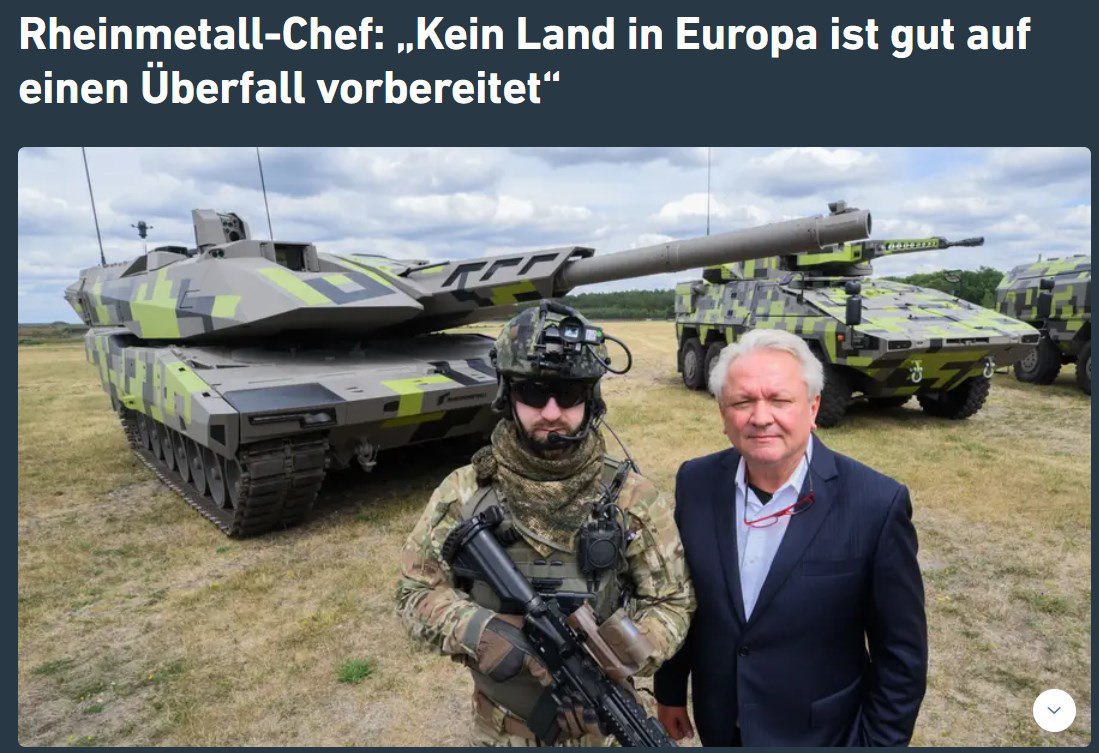 Rheinmetall получила тройной рост акций