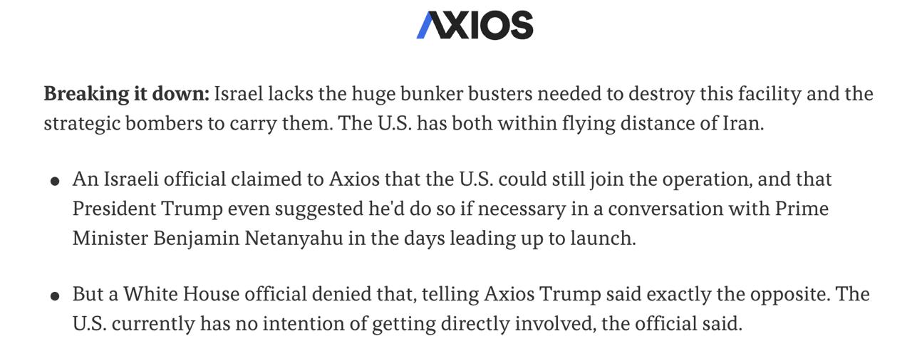 Знімок публікації на axios.com
