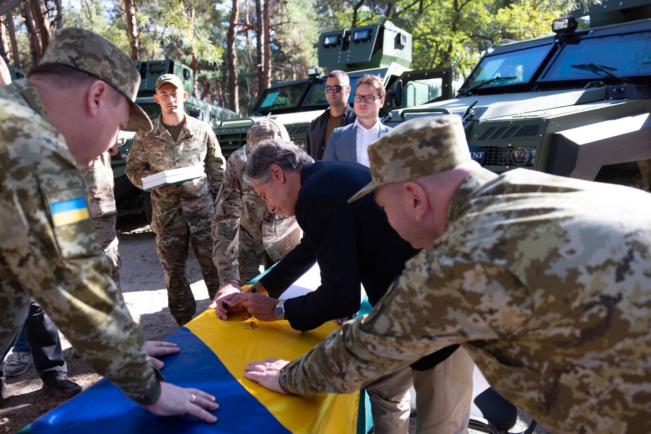 Визит Блинкена к киевским пограничникам. Фото (3) - facebook.com/DPSUkraine/